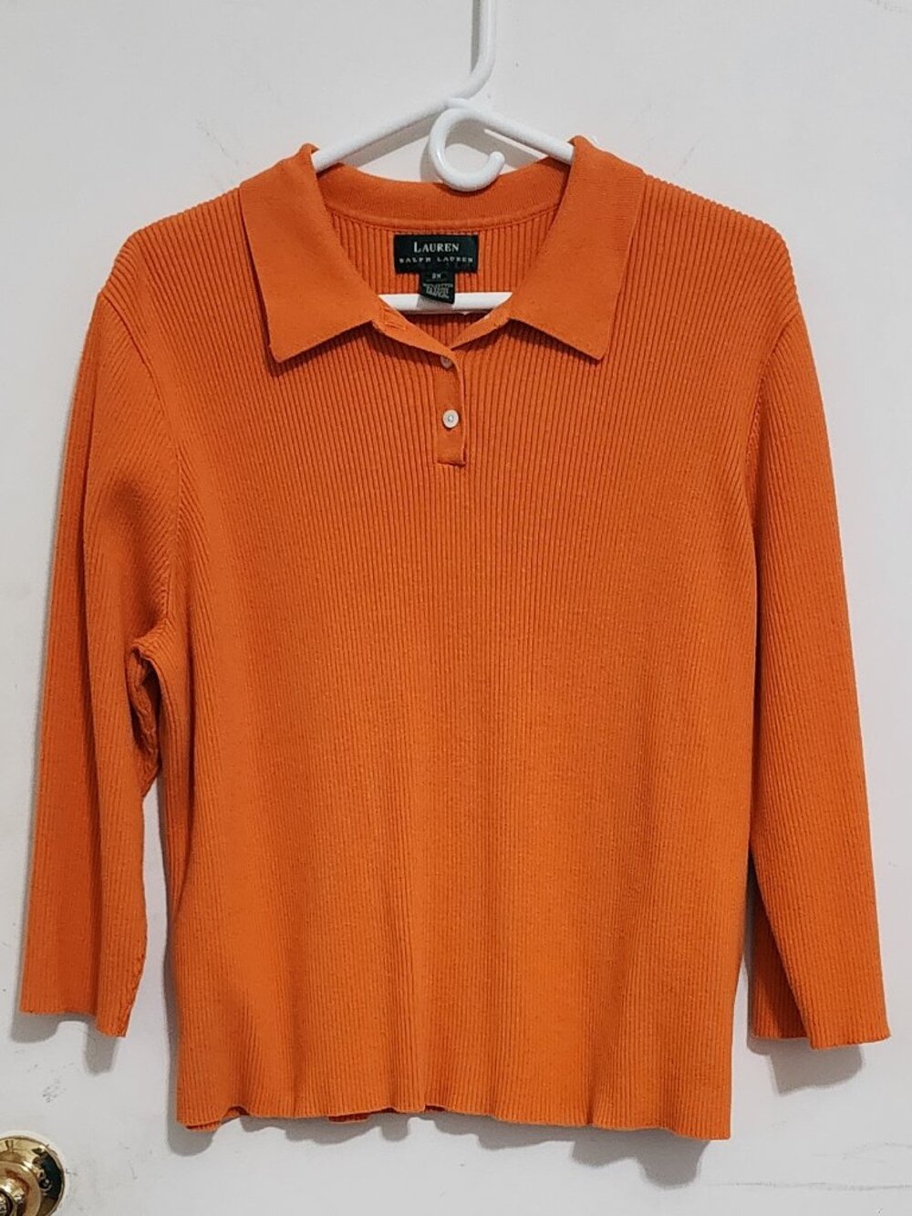 Ralph Lauren Ladies Long Sleeve Sweater Top, Size 2XL